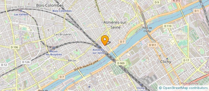 localisation de l'entreprise JEAN CLAUDE DEVELAY CONSEIL  ASNIERES-SUR-SEINE