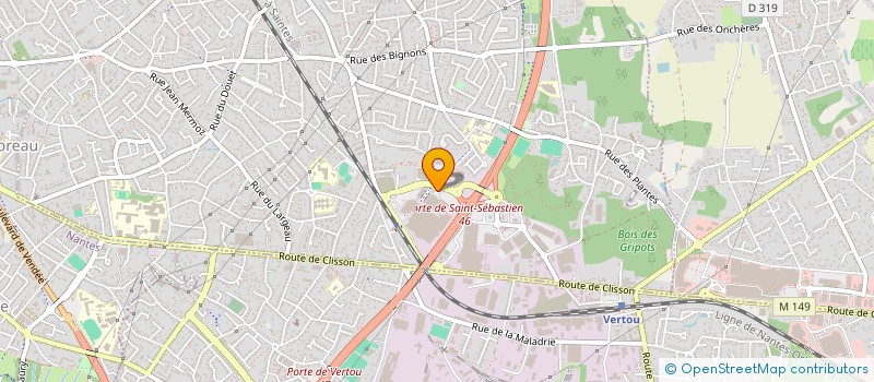 localisation de l'entreprise JEAN CLAUDE ET MARIE à SAINT-SEBASTIEN-SUR-LOIRE