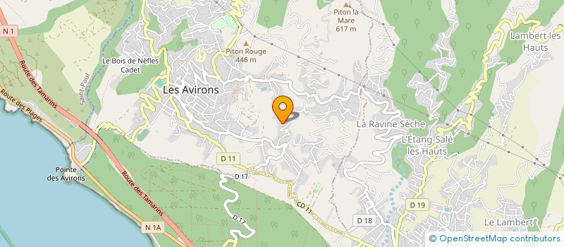 localisation de l'entreprise JEAN CLAUDE FERRERE à LES AVIRONS