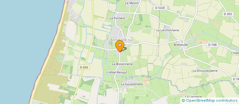 localisation de l'entreprise JEAN-CLAUDE MASSART  GOUVILLE-SUR-MER