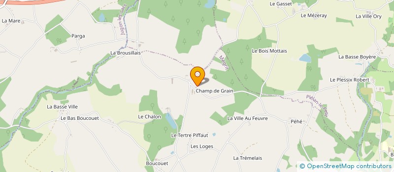 localisation de l'entreprise JEAN CLAUDE RAFFRAY  MEGRIT