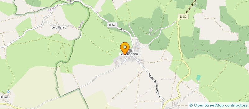 localisation de l'entreprise JEAN-CLAUDE SALEIL ET ASSOCIES  MASSEGROS CAUSSES GORGES