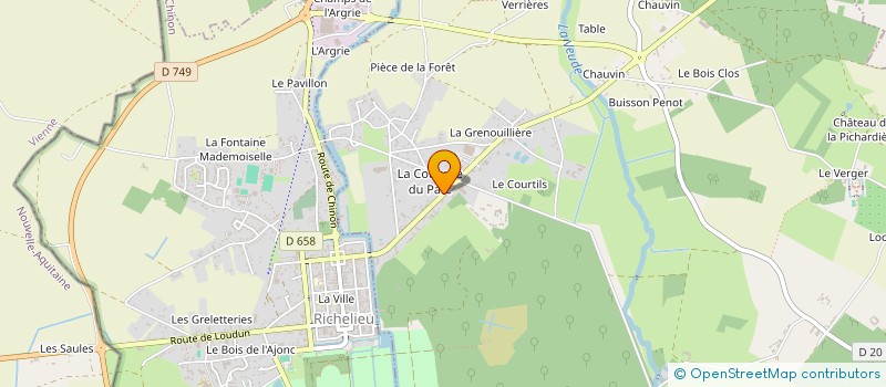 localisation de l'entreprise JEAN CLAUDE SIMONNEAU  CHAVEIGNES