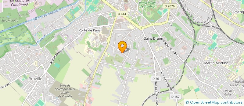 localisation de l'entreprise JEAN CLAUDE VERCHAIN à CAMBRAI