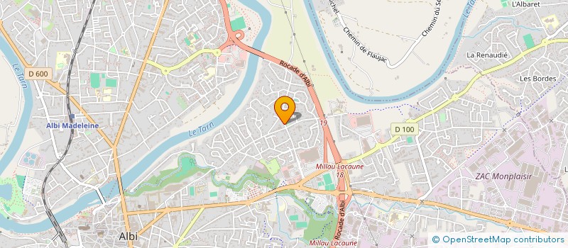 localisation de l'entreprise JEAN-CLAUDE VIDAL PAYSAGISTE à ALBI