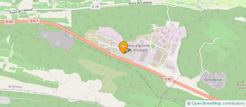 localisation de l'entreprise JEAN CLAUDE VIGIN DISTRIBUTION  BRIGNOLES