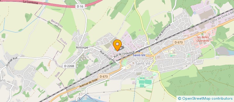 localisation de l'entreprise JEAN CLAUDIN  SAINT-VIT