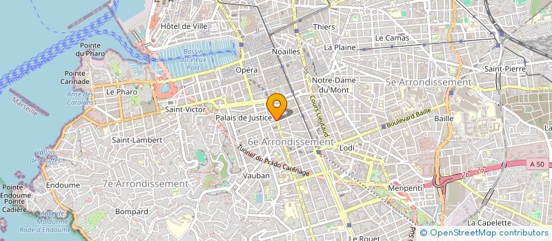 localisation de l'entreprise JEAN COUTURIER SA à MARSEILLE