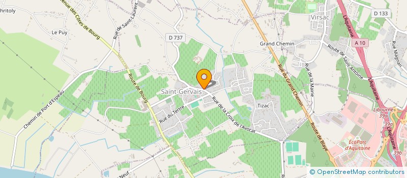 localisation de l'entreprise JEAN D ALENCON  SAINT-GERVAIS