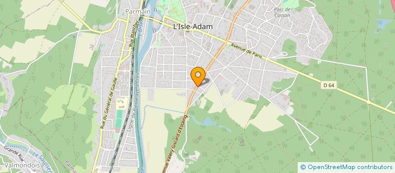 localisation de l'entreprise JEAN D'ARVILE  L'ISLE-ADAM