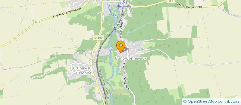 localisation de l'entreprise JEAN-D'EAU  BUNO-BONNEVAUX