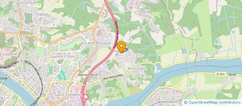 localisation de l'entreprise JEAN DE'BOSSE  BAYONNE