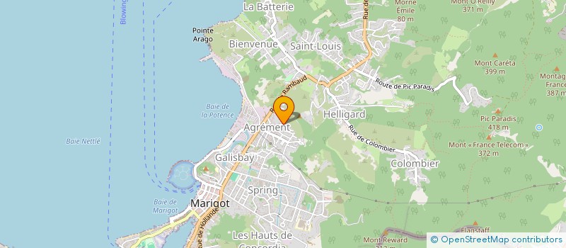 localisation de l'entreprise JEAN DE LA FONTAINE  SAINT MARTIN