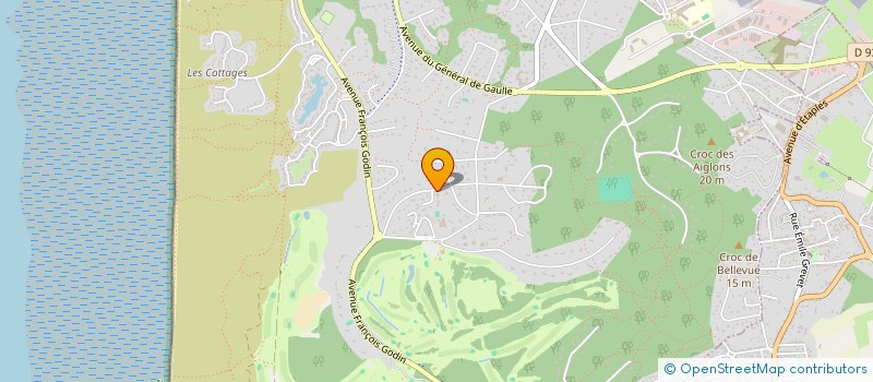 localisation de l'entreprise JEAN DE LA LUNE  LE TOUQUET-PARIS-PLAGE