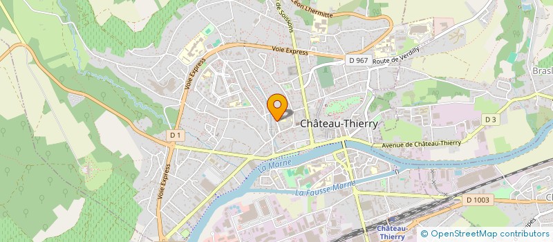 localisation de l'entreprise JEAN DE LA MUSETTE à CHATEAU-THIERRY