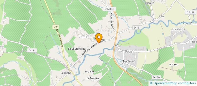 localisation de l'entreprise JEAN DE MARIE  CAMIRAN