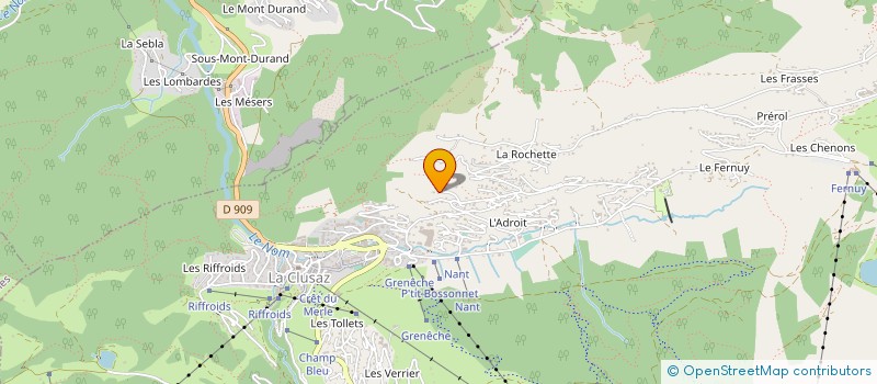 localisation de l'entreprise JEAN DECOUPE à LA CLUSAZ