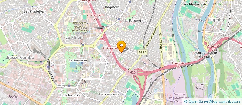 localisation de l'entreprise JEAN DELAINE à TOULOUSE