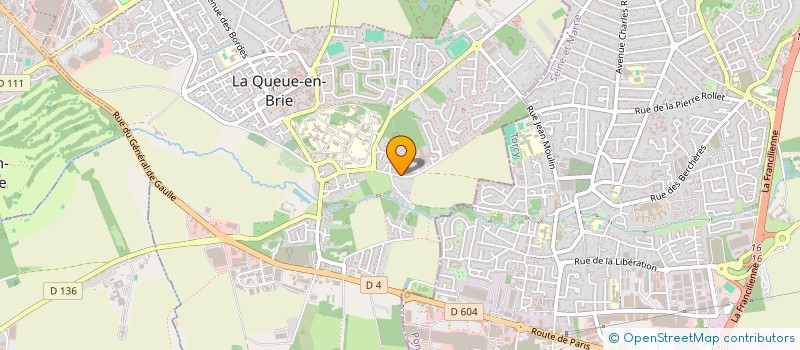 localisation de l'entreprise JEAN DELAYE  LA QUEUE-EN-BRIE