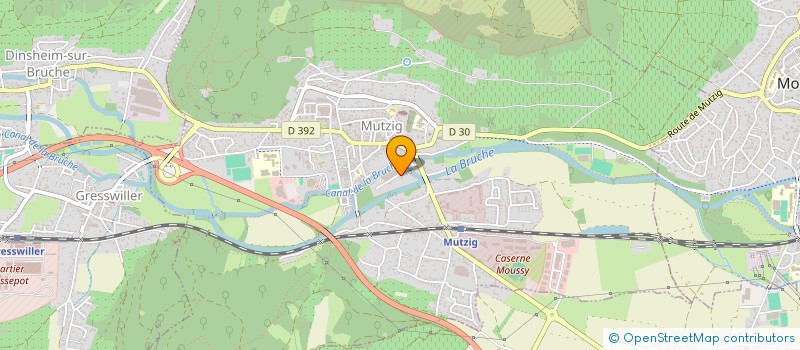 localisation de l'entreprise JEAN DENICHEUR DE CRUS  MUTZIG