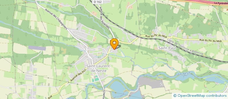 localisation de l'entreprise JEAN-DENIS CASTERAN  SAINT-LAURENT-DE-NESTE