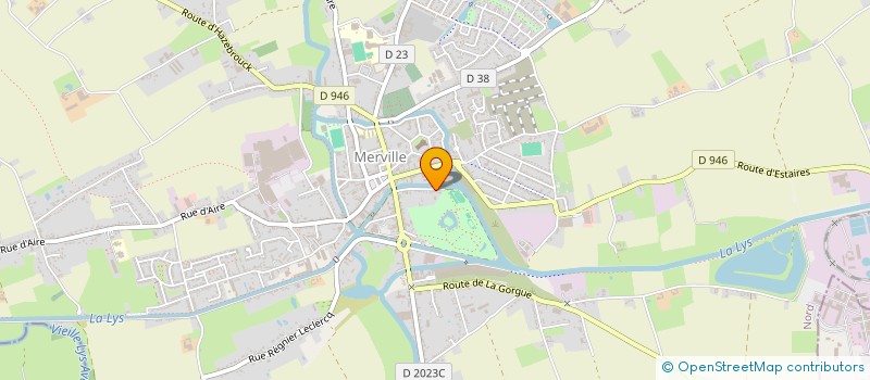 localisation de l'entreprise JEAN DEROO ET FILS à MERVILLE