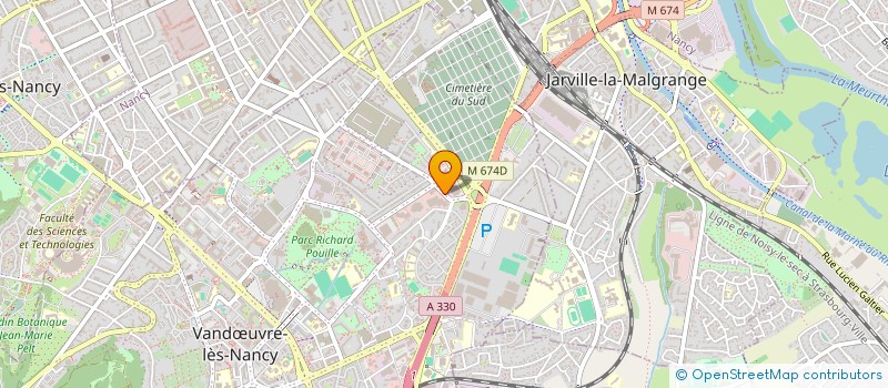 localisation de l'entreprise JEAN DIDIER  VANDUVRE-LES-NANCY