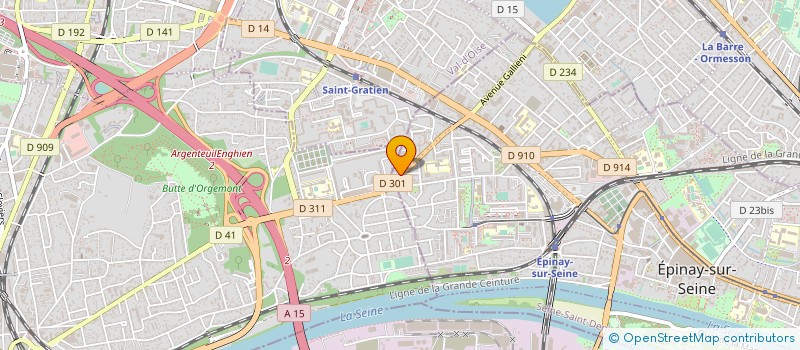 localisation de l'entreprise JEAN DUBON TRAITEUR à EPINAY-SUR-SEINE