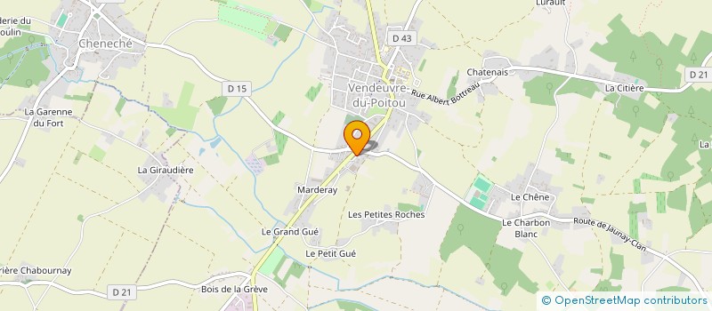 localisation de l'entreprise JEAN EDOUARD NIVET SPFPL  SAINT-MARTIN-LA-PALLU