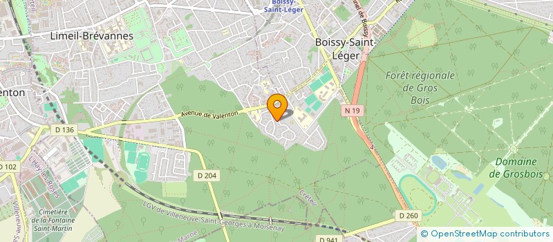 localisation de l'entreprise JEAN EMILE à LIMEIL-BREVANNES