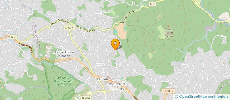 localisation de l'entreprise JEAN'EMY  ROQUEFORT-LES-PINS