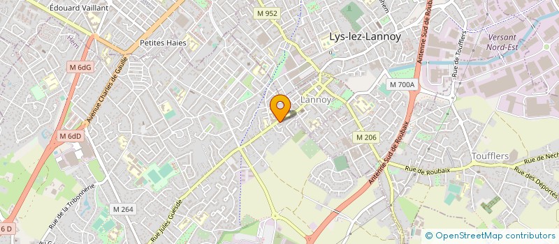 localisation de l'entreprise JEAN ET FRANCOIS LAMOTTE  HEM