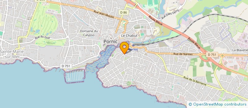 localisation de l'entreprise JEAN ET LOUISE FREVILLE  PORNIC