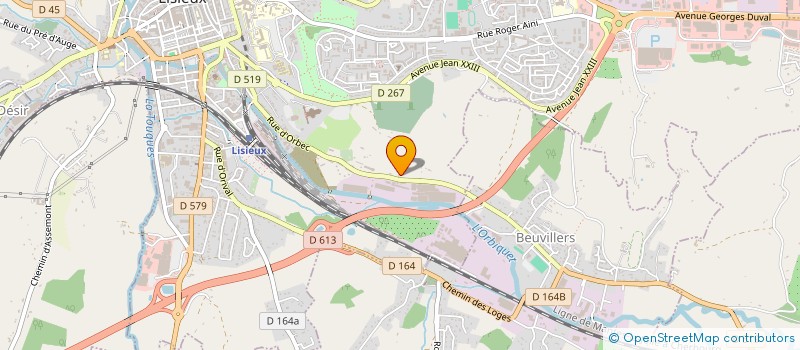 localisation de l'entreprise JEAN ET MARIE à LISIEUX
