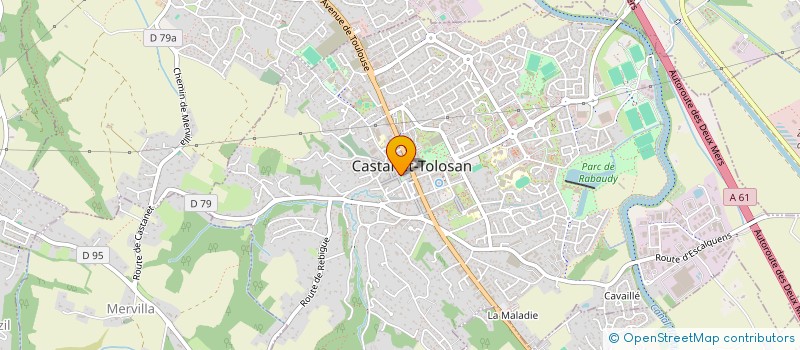 localisation de l'entreprise JEAN ET PIERRE FAURE INVEST à CASTANET-TOLOSAN