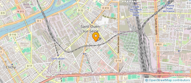 localisation de l'entreprise JEAN FAUCON à SAINT-OUEN-SUR-SEINE