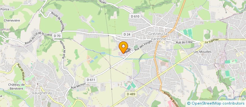 localisation de l'entreprise JEAN FAURE à GREZIEU-LA-VARENNE