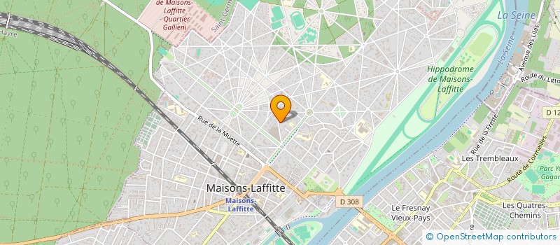 localisation de l'entreprise JEAN FAUVEAUD COMMUNICATION  MAISONS-LAFFITTE