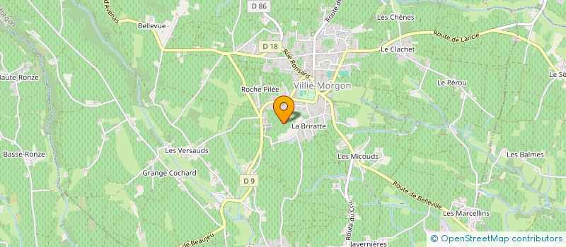 localisation de l'entreprise JEAN FOILLARD à VILLIE-MORGON