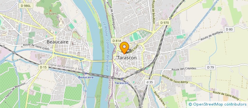 localisation de l'entreprise JEAN FRANCOIS  TARASCON