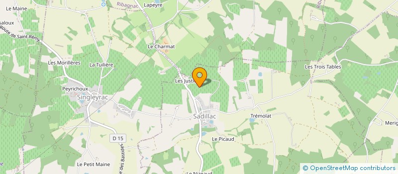 localisation de l'entreprise JEAN-FRANCOIS FRUTTERO  SADILLAC