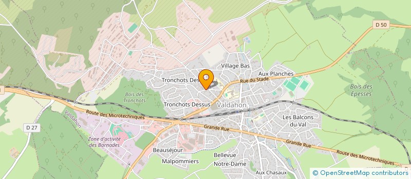 localisation de l'entreprise JEAN-FRANCOIS GRANDJACQUET - EMILIE PAUVRET - CELIA VIONNET, COMMISSAIRES DE JUSTICE ASSOCIES  VALDAHON