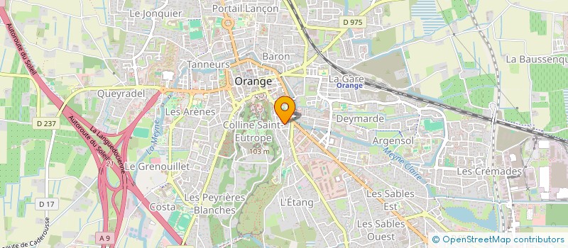localisation de l'entreprise JEAN-FRANCOIS HAMAIDE S.A. à ORANGE