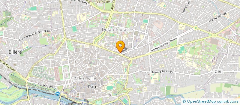 localisation de l'entreprise JEAN - FRANCOIS LAHOURATATE à PAU