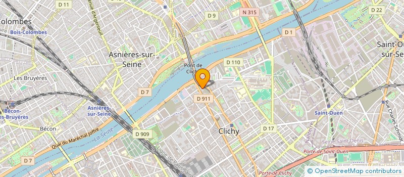 localisation de l'entreprise JEAN FRANCOIS PATRICK SERRURERIE à CLICHY