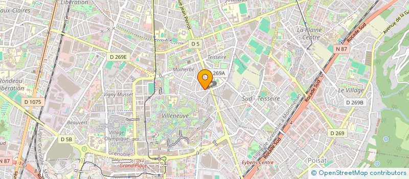 localisation de l'entreprise JEAN-FRANCOIS VIALLON FILIERE GRAPHIC à GRENOBLE