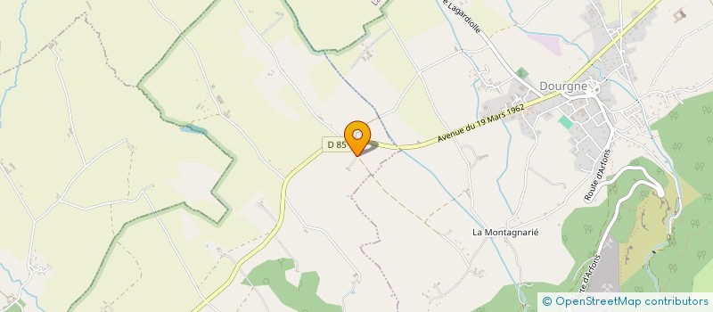 localisation de l'entreprise JEAN GABRIEL LOREY à SAINT-AMANCET