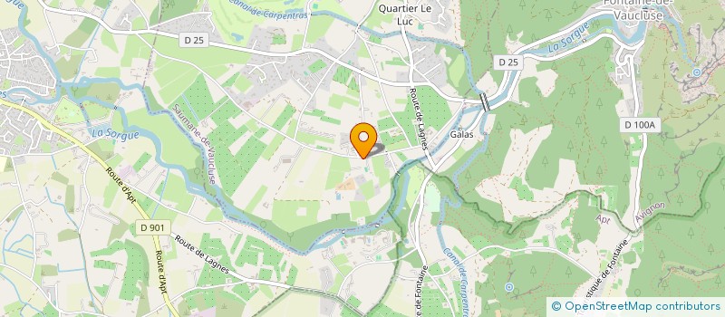 localisation de l'entreprise JEAN GERARD  SAUMANE-DE-VAUCLUSE