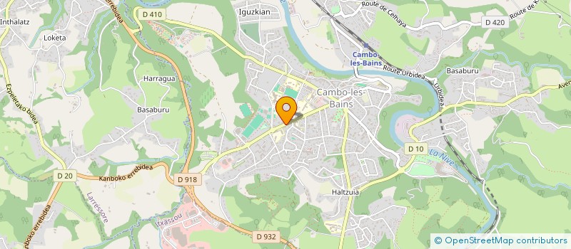 localisation de l'entreprise JEAN - GONZAGUE DUTHOIT  CAMBO-LES-BAINS