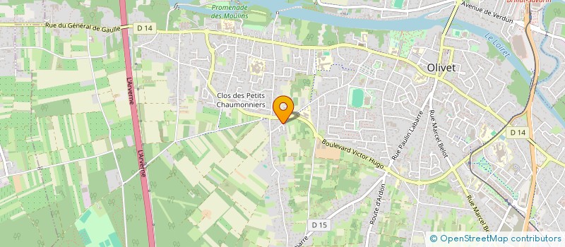 localisation de l'entreprise JEAN-GUI  OLIVET
